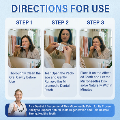 Tooth & Gum Care Fast-Dissolving Microneedle Patch