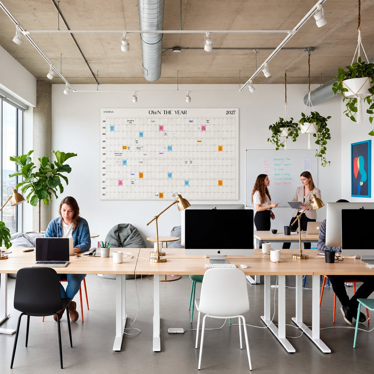 📅Own the Year 2027 GIANT Wall Calendar - Flexible Dry-Erase Material ✍️Design Your Amazing Year!🏃