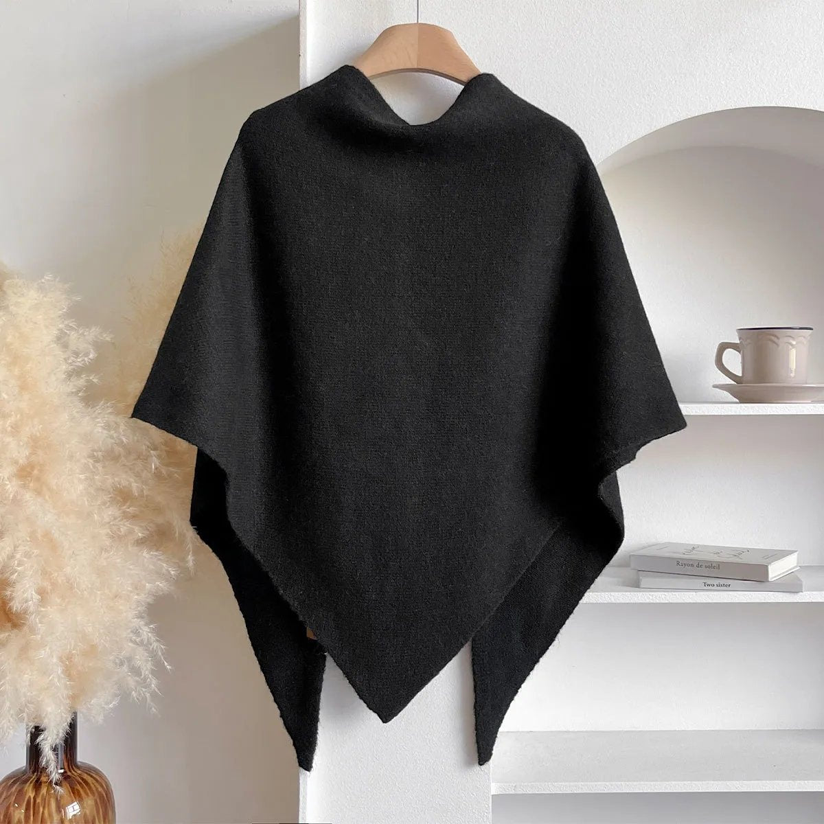Women's Soft Cashmere Scarf – Cozy Solid-Color Shawl for Everyday Wear