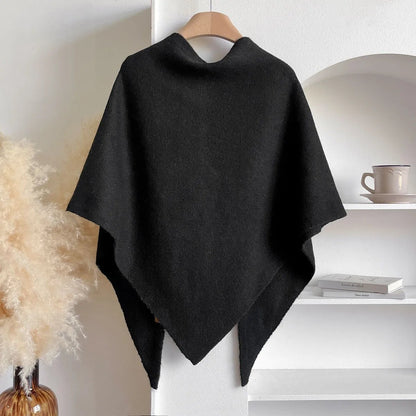 Women's Soft Cashmere Scarf – Cozy Solid-Color Shawl for Everyday Wear