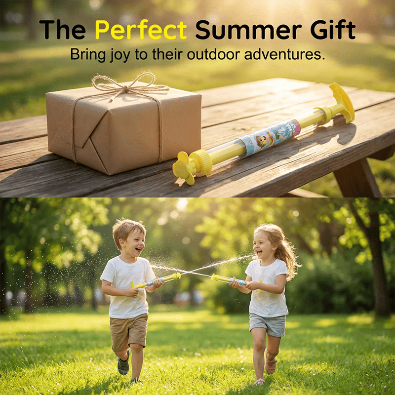 🌈 Bright rainbow LED water pistol | Summer fun that bursts into life as if by magic! ✨