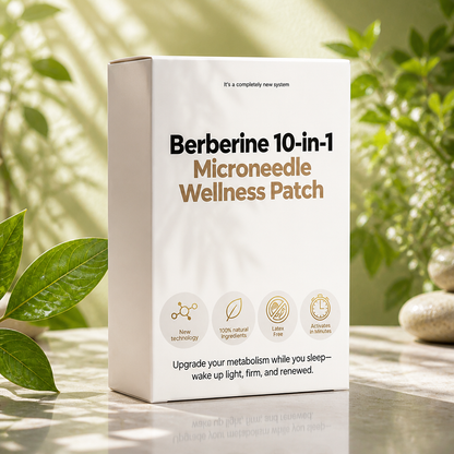 🔥 Berberine 10-in-1 Micro-Tip Wellness Patch – Advanced Transdermal Support