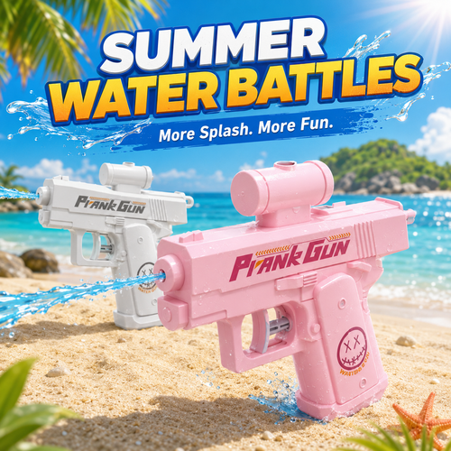 💦 Long-Range Trick Water Blaster – 8M Summer Spray Toy