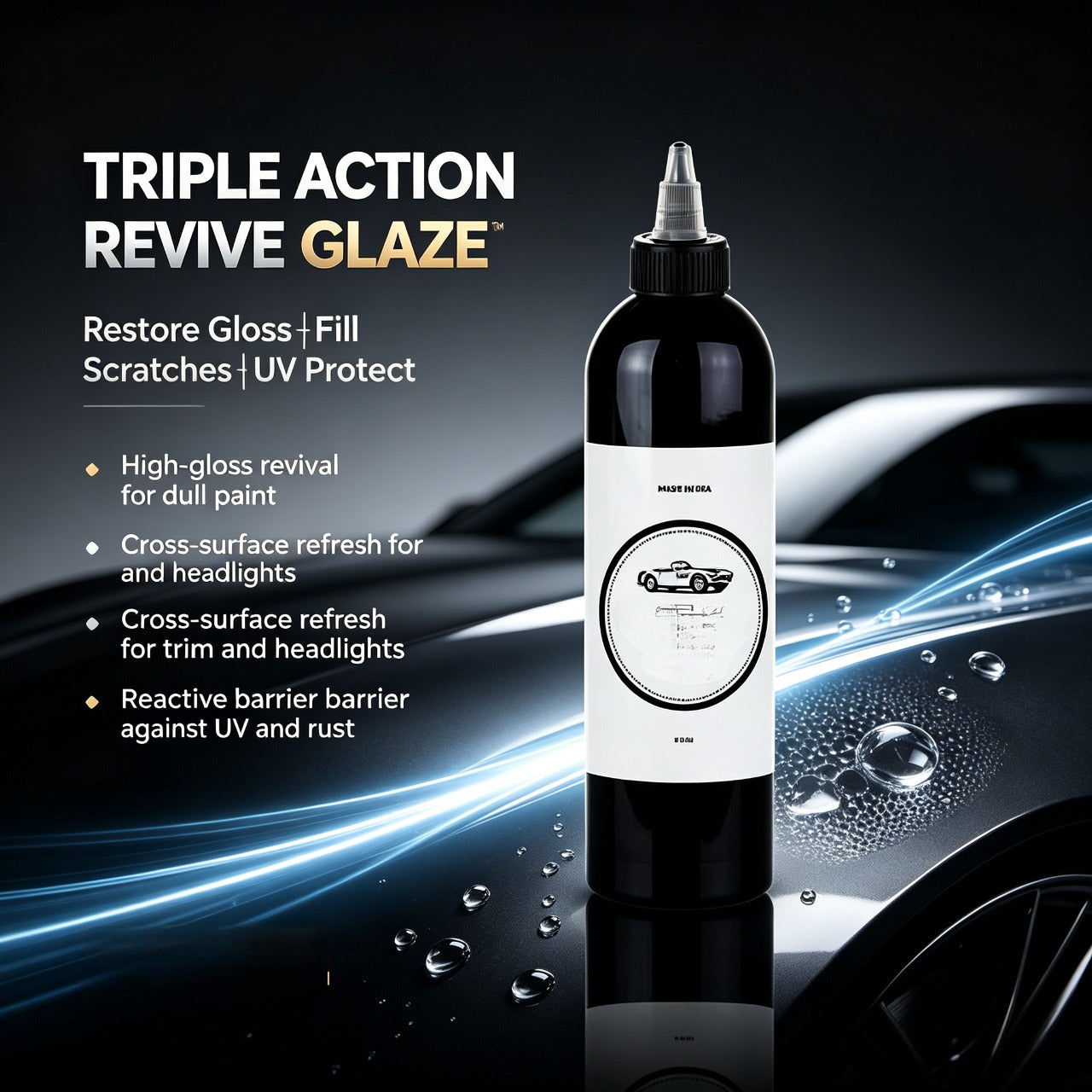 Car Stuff Shiner and Protector-Hand-Applied Clear Coat with Rust Inhibitors and UV Protection