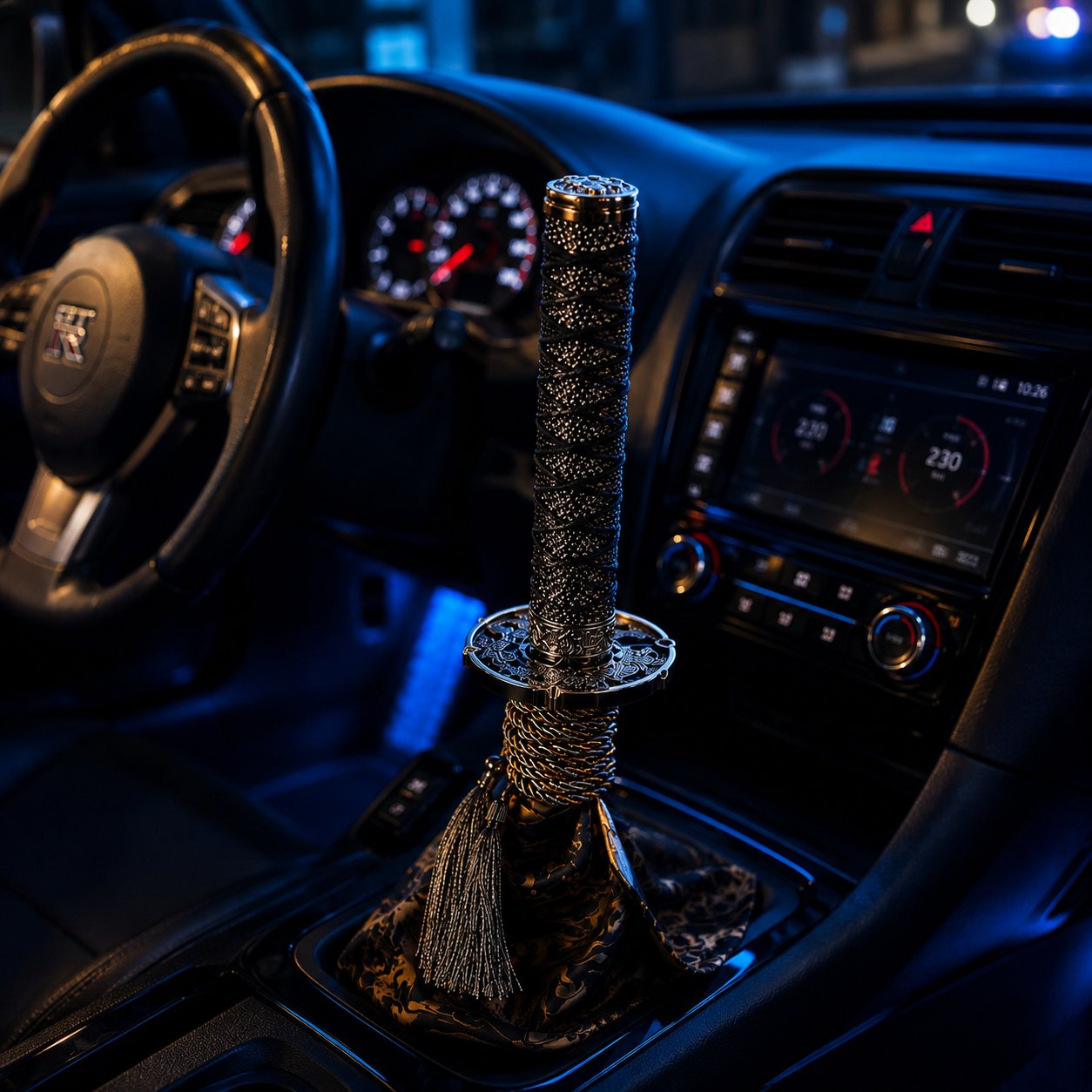 ⚔️ Samurai Sword Gear Shift Knob