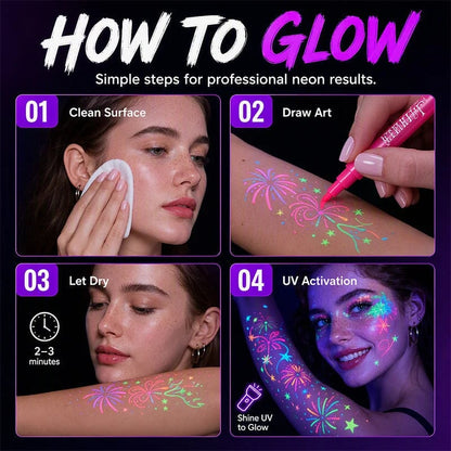 Glow Party Tattoo Pens
