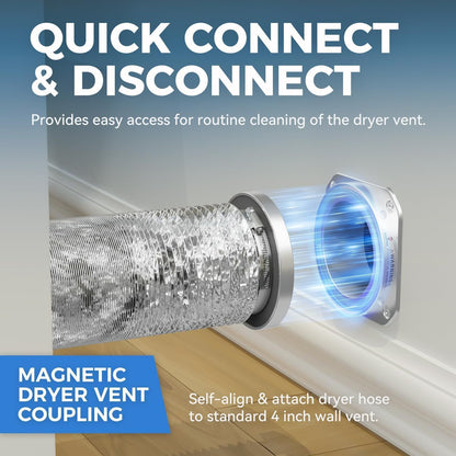 🔥 49% OFF---Magnetic Dryer Vent Coupler | Fast & Sealed Connection