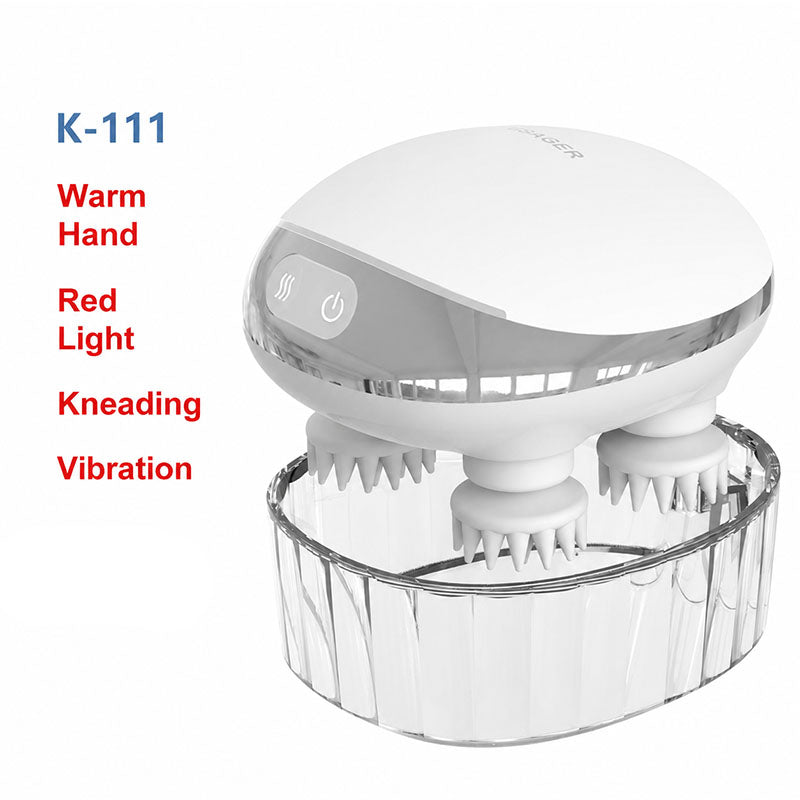 Scalp Bliss – 4D Massager with Red Light & IPX7 Water Resistance