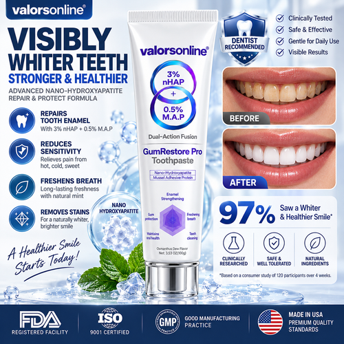 Mussel Adhesive Protein Toothpaste | Nano-Hydroxyapatite