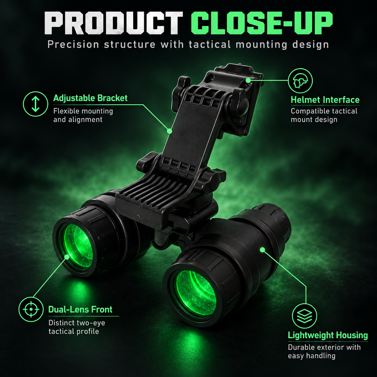 Tactical Outdoor Night Vision & Thermal Imaging Monocular Model
