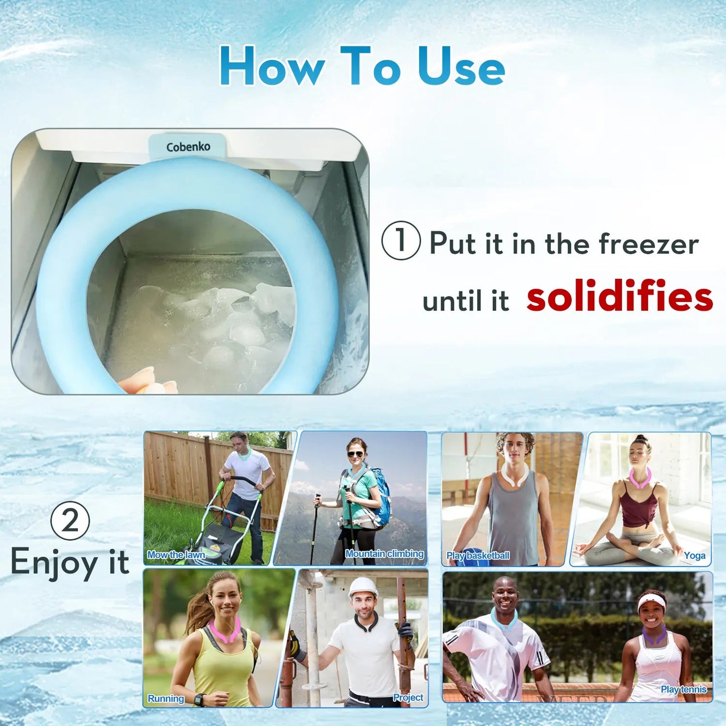 Portable Cooling Neck Wrap