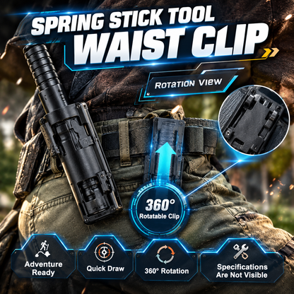 🔥 Automatic Spring Stick Waist Clip