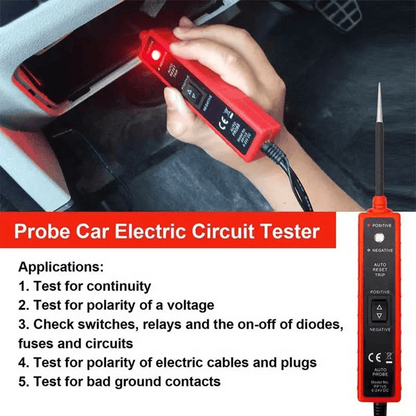 🎁Car Electric Circuit Tester,  6-24V DC Automotive Multifunctional Drive Test Pen, Car Short Circuit/Open Circuit/Leakage Detection Tool