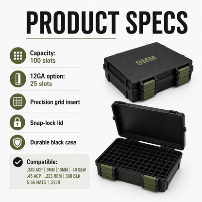 🎯Ultimate 100-Slot Modular Storage Case