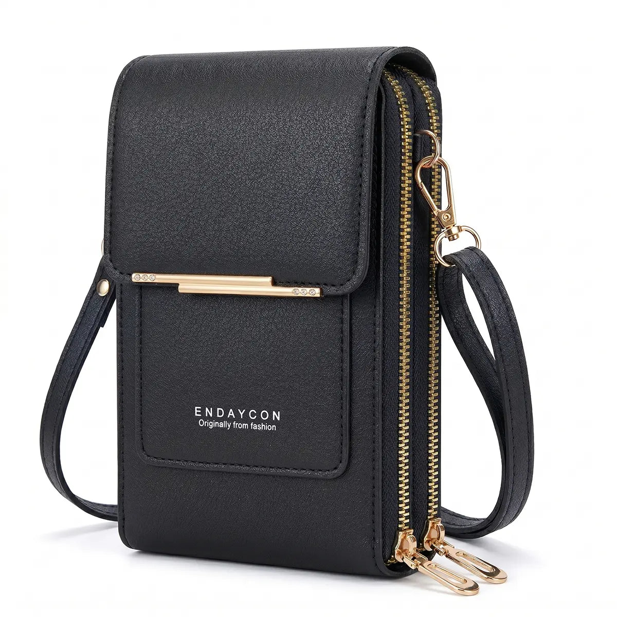 Women's Minimalist Touchscreen Crossbody Phone Wallet Bag - Multi-Color, Water-Resistant