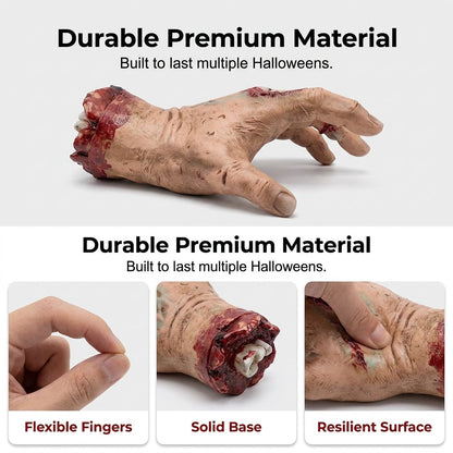 Latex Crawling Hand Decoration | Battery Operated Motion & Sound