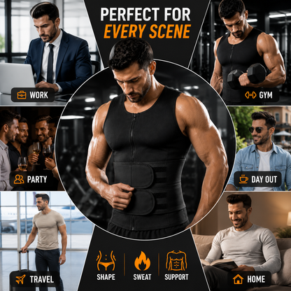 Men's Sweat Sauna Shaper Vest🔥