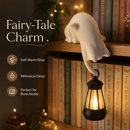 Cat-themed Bookshelf Light