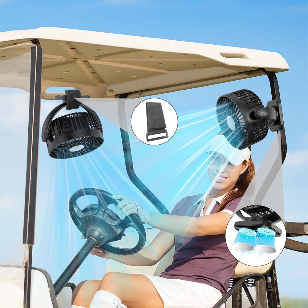 Magnetic Golf Cart Fan