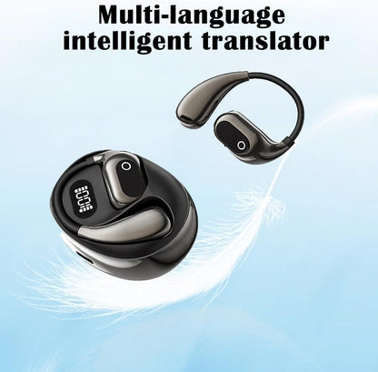 MS190 AI Translation Earbuds | 156 Languages Real-Time | Bluetooth 5.3 Wireless Earphones