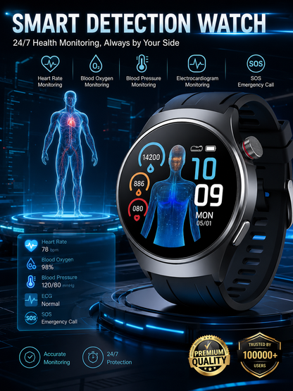 🔥Limited Time 50% OFF❤️Flagship Smartwatch for Health Protection, 24/7 Health Data Center🥰