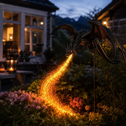 🐉 2027 "Dragon's Ember" Solar Garden Light 🔥 | The Ultimate Magical Outdoor Halloween Decoration