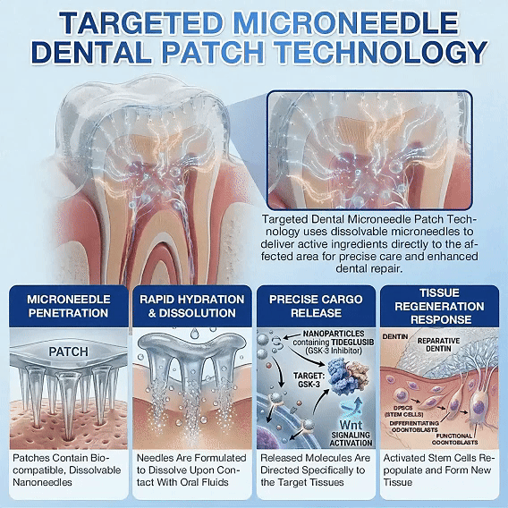 Tooth & Gum Care Fast-Dissolving Microneedle Patch