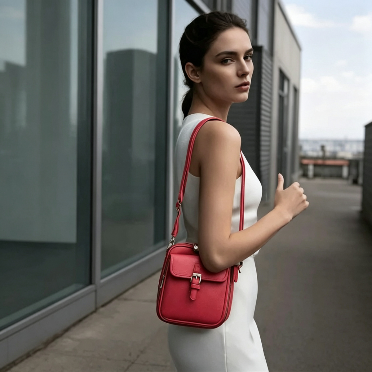 🔥Crossbody Leather RFID Bag