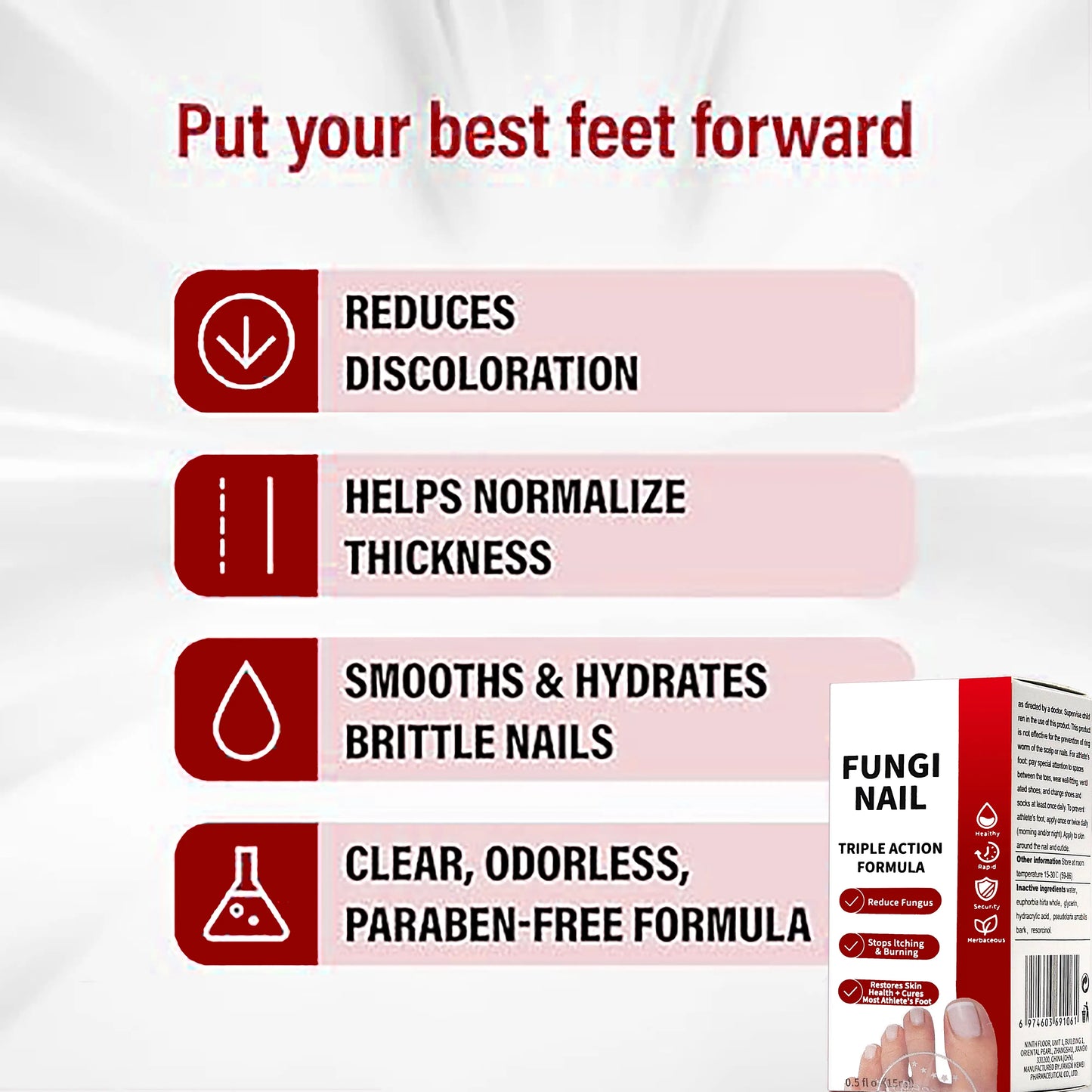 🦶 Fungi Nail Solution | Gentle Formula | Nail Repair & Beauty