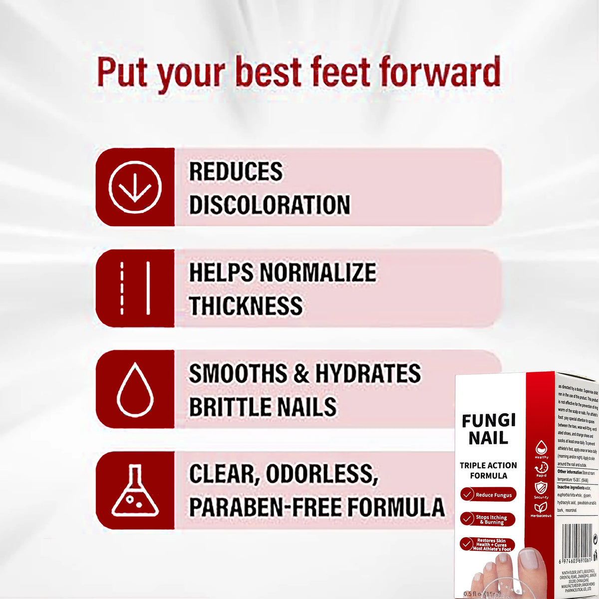 🦶 Fungi Nail Solution | Gentle Formula | Nail Repair & Beauty