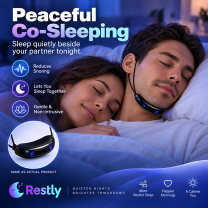 💤 Smart Anti-Snore Device. Stop Snoring, Start Sleeping Deeply.