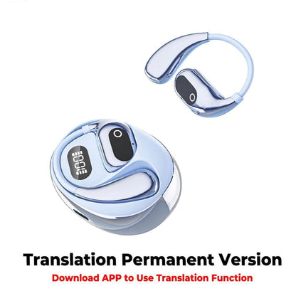 MS190 AI Translation Earbuds | 156 Languages Real-Time | Bluetooth 5.3 Wireless Earphones