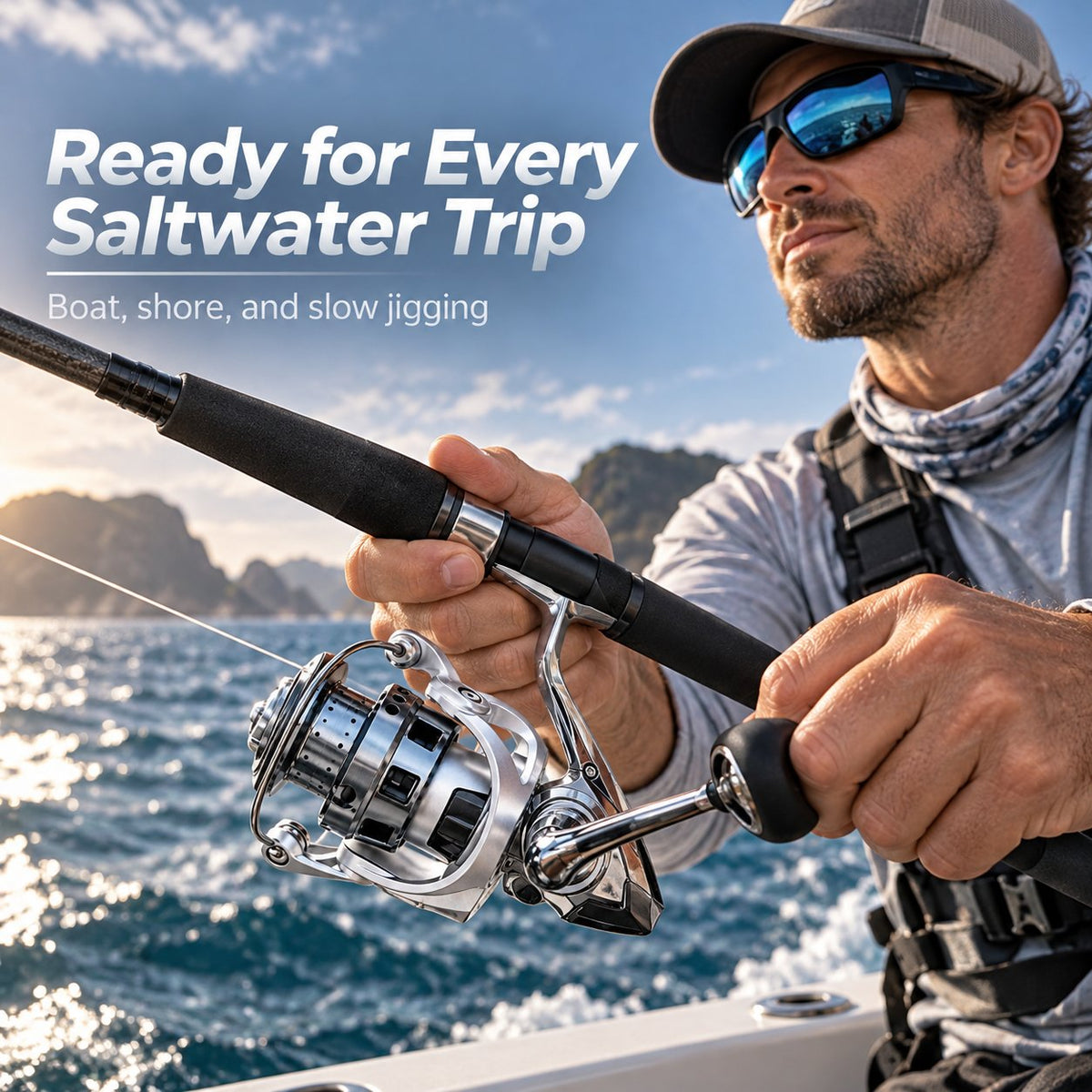 Single-Hand Jigging Reel – Compact, Easy-Control Fishing Reel for Anglers 🎣