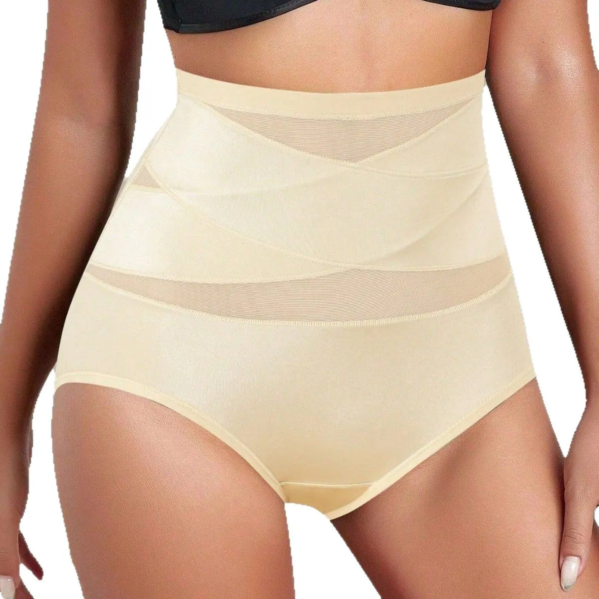💟Plus-Size High-Waist Cross Tummy Control Panties🩲