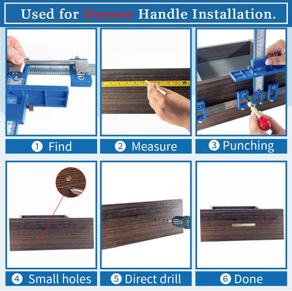 💥2026 Woodworking Punch Locator Drill Guide