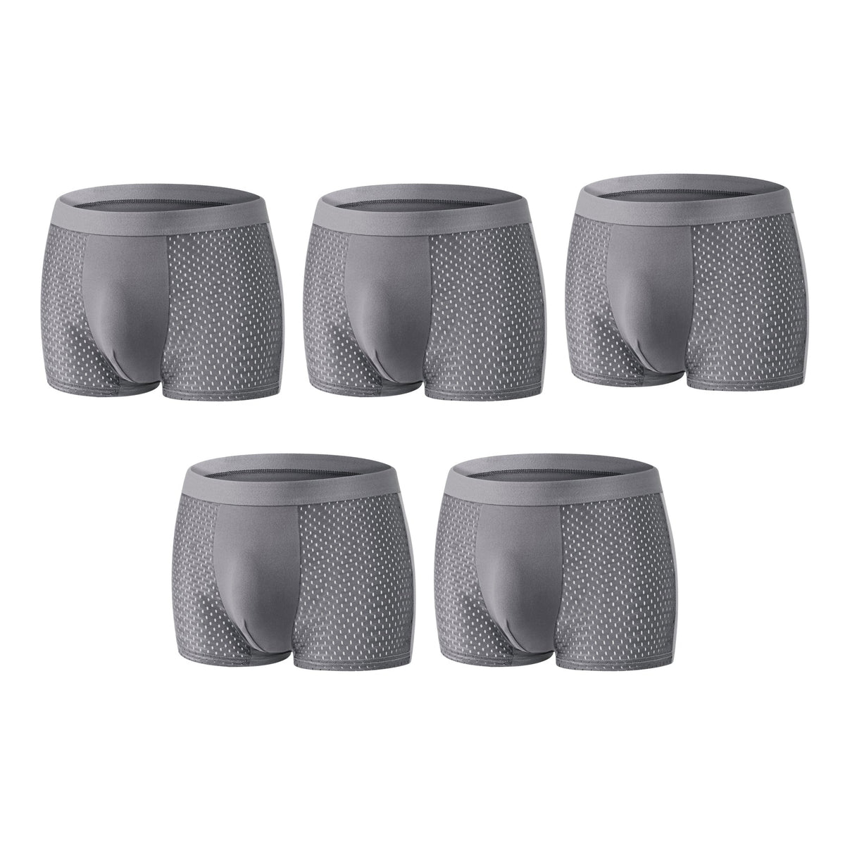 Premium Leakproof Ice Silk Mesh Men's Boxer Briefs