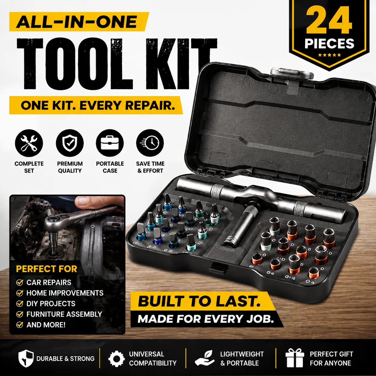 🔧 24 in 1 DlY Screwdriver Set