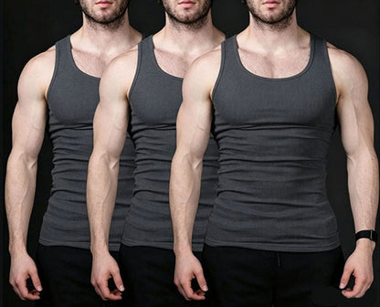 🎽🔥TRUE TO SIZE | Premium Ultra-Soft Cotton Fitted Tank 3 Pack