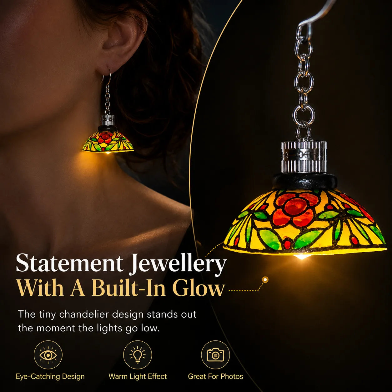 🔥😍Light-Up Chandelier Earrings | The Perfect Party Accessory For Fun Nights & Special Moments