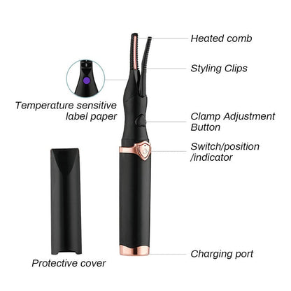 Electric Eyelash Curler for Instant Glam
