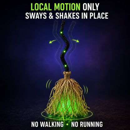 🎃Halloween Sale🎃Animated Witch Broom – Lights, Music & Motion – The Life of the Party