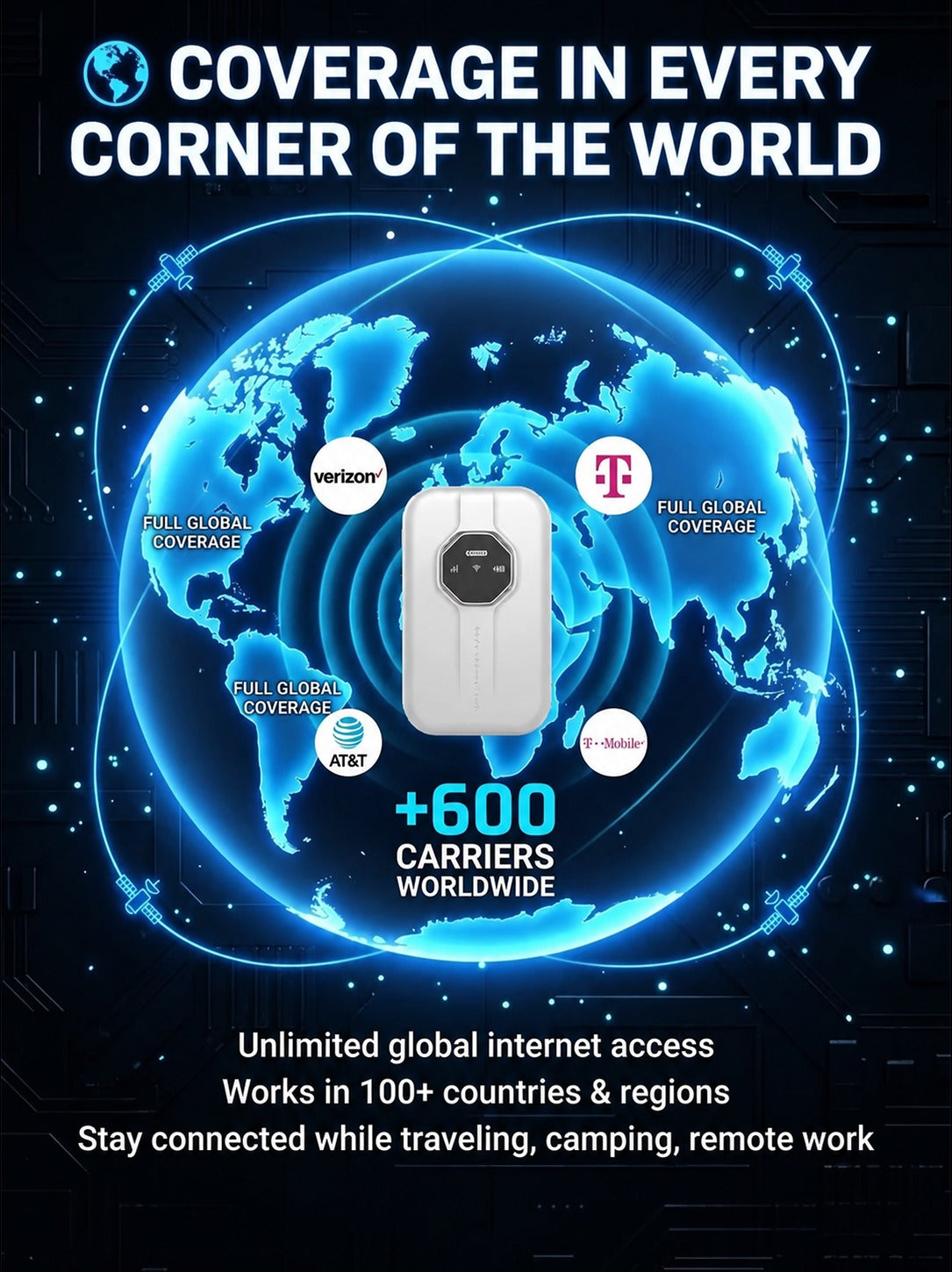 [Global Coverage] Boundless Portable Wi-Fi