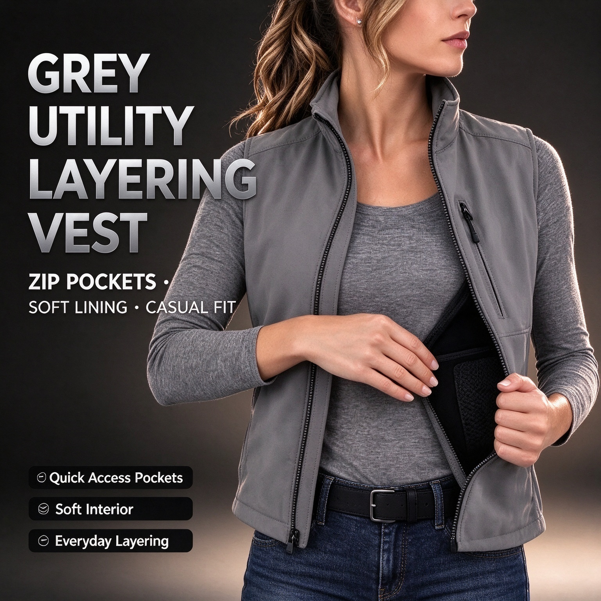 🦺 Premium Concealed Carry Vest ✨ Stay Ready & Keep Essentials Close