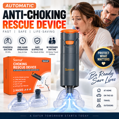 Automatic Anti-Choking Rescue Device – Portable Airway Emergency Aid for Adults & Kids