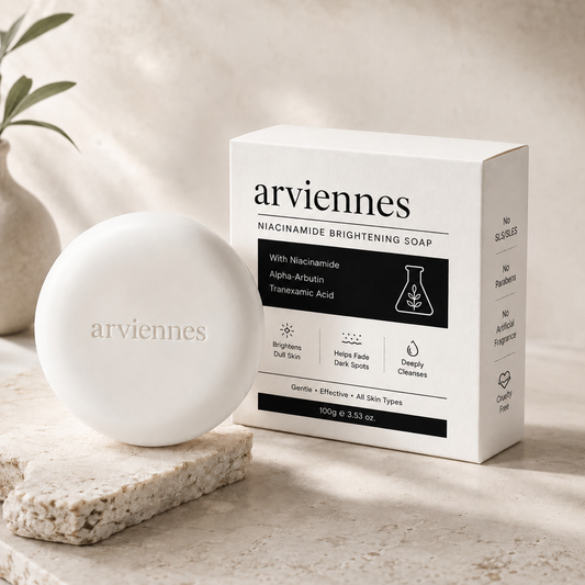 🧴Brightening niacinamide soap for dark spots, pigmentation issues, and freckles.