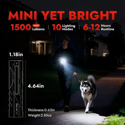🔦 T9 PRO EDC Flashlight