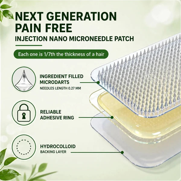 🔥 Berberine 10-in-1 Micro-Tip Wellness Patch – Advanced Transdermal Support