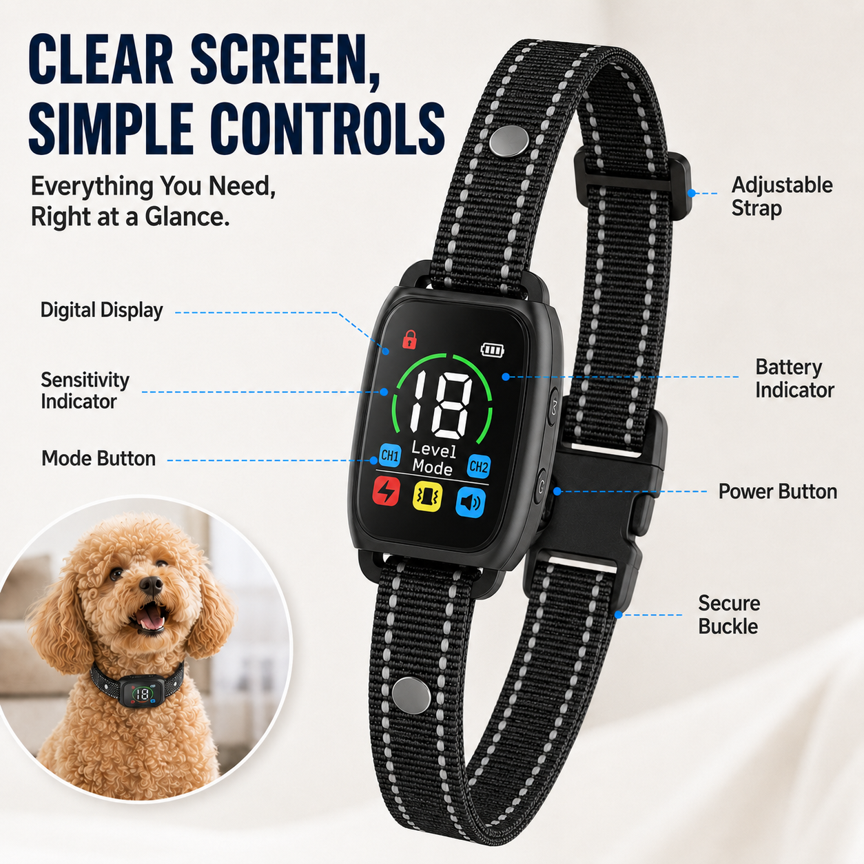 🔥Smart Anti-Bark Collar for Dogs