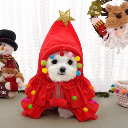 😱 "Don't let a SMALL DOG MOM see this..." 🥺🎄🐶 Christmas Tree Dog Cloak!