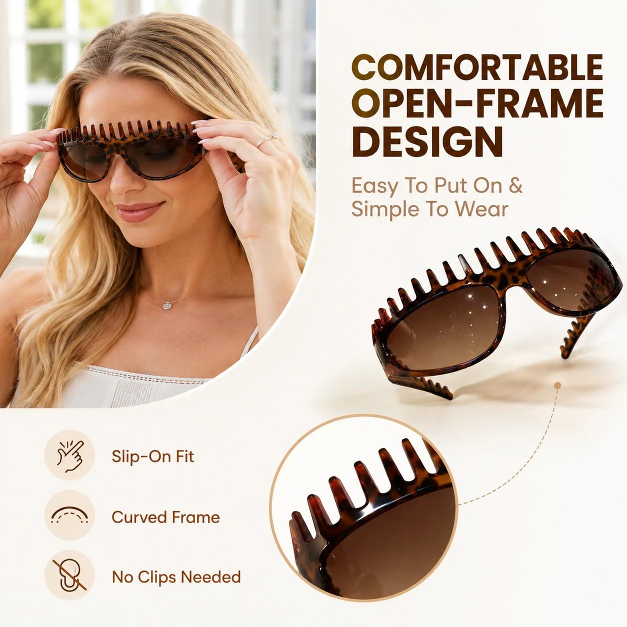 🏆1 Bestselling🏆2-In-1 Tortoiseshell Headband Sunglasses